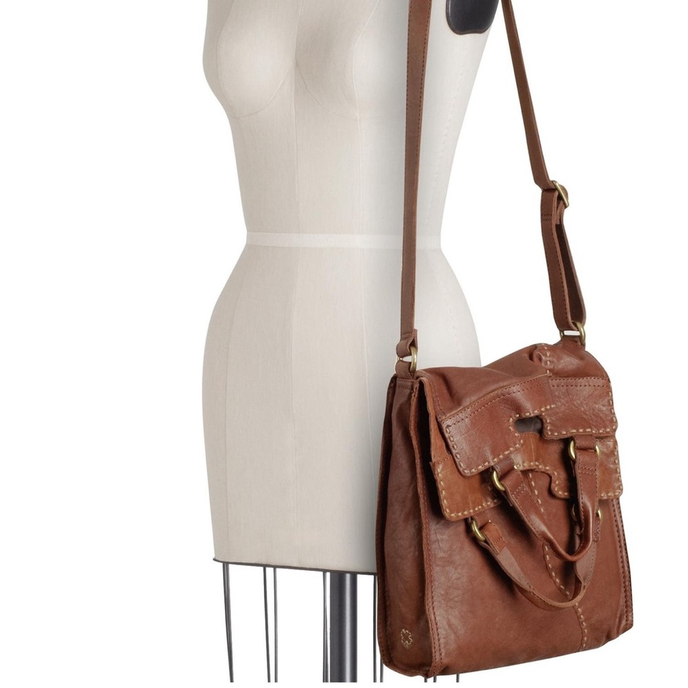 Lucky Brand Abbey Road Fold Over Leather CrossBody